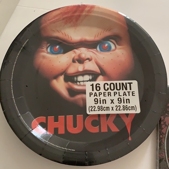 Chucky Doll Paper Plate Set - Picture 3 of 5